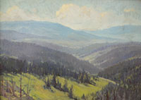 O. Hrabovskiy Gebirge in Jasseni, 1951