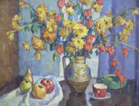 Vasyl Habda (1925–2003) „Herbstblumen“, 1976