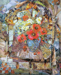 T. Sopilnyak „Stillleben mit Mohnblumen“, 2007 Ol auf Leinwand, 75 ? 90 