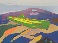 Роберт Саллер «Гори», 2009, полотно, акрил, 80×60                             
