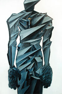 Антон Варга «Плач», дерево, олія, 150×100