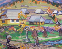 Іван Ілько «Синевирська поляна», 2008, полотно, олія, 80×60