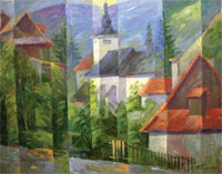 Юрій Боднар «Spania Dolina» (Slovakia), 2007, полотно, олія, 77×55               